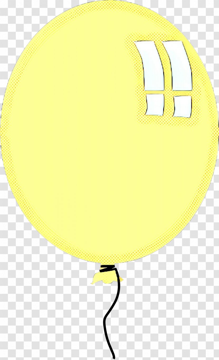 Yellow Balloon Circle Smile Transparent PNG