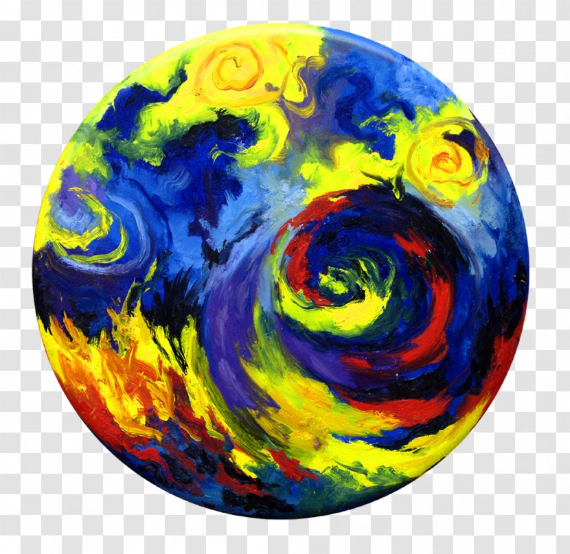 Blue Dog Artist Painting Canvas - Sphere Transparent PNG