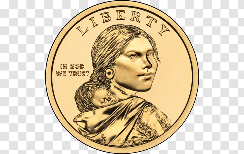 Sacagawea Dollar Lewis And Clark Expedition Coin United States - Obverse Reverse Transparent PNG