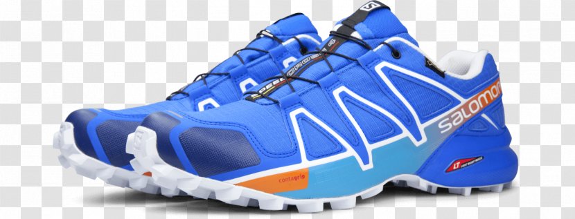 Salomon SPEEDCROSS 4 GTX Men Running Shoes Sports Blue Racing Flat - Sneakers - Ariat Waterproof Walking For Women Transparent PNG