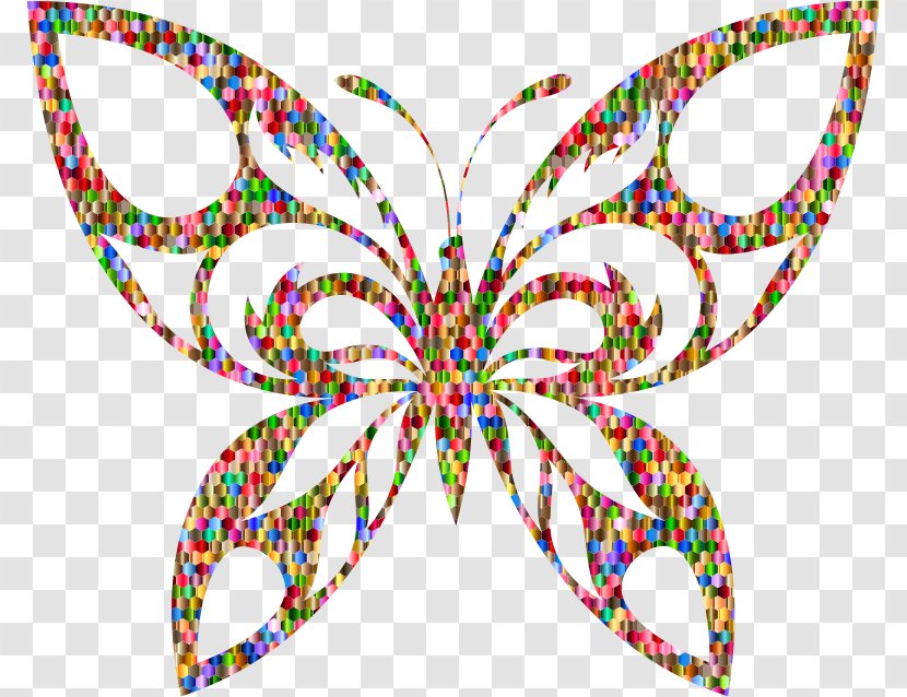 Butterfly Silhouette Clip Art - Vibrant Transparent PNG