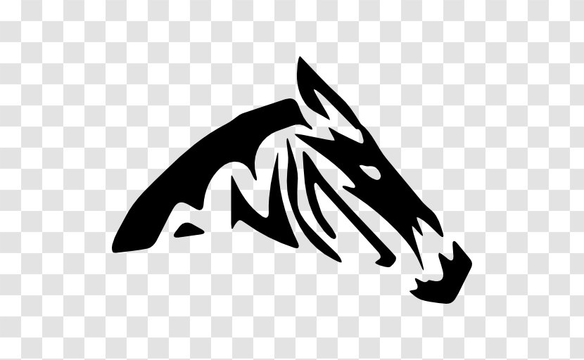Horse Zebra Silhouette - Mammal Transparent PNG