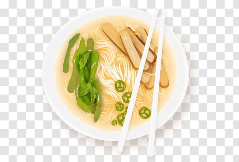 Chinese Cuisine Chopsticks Vegetarian Side Dish Garnish - Soup Bowl Transparent PNG