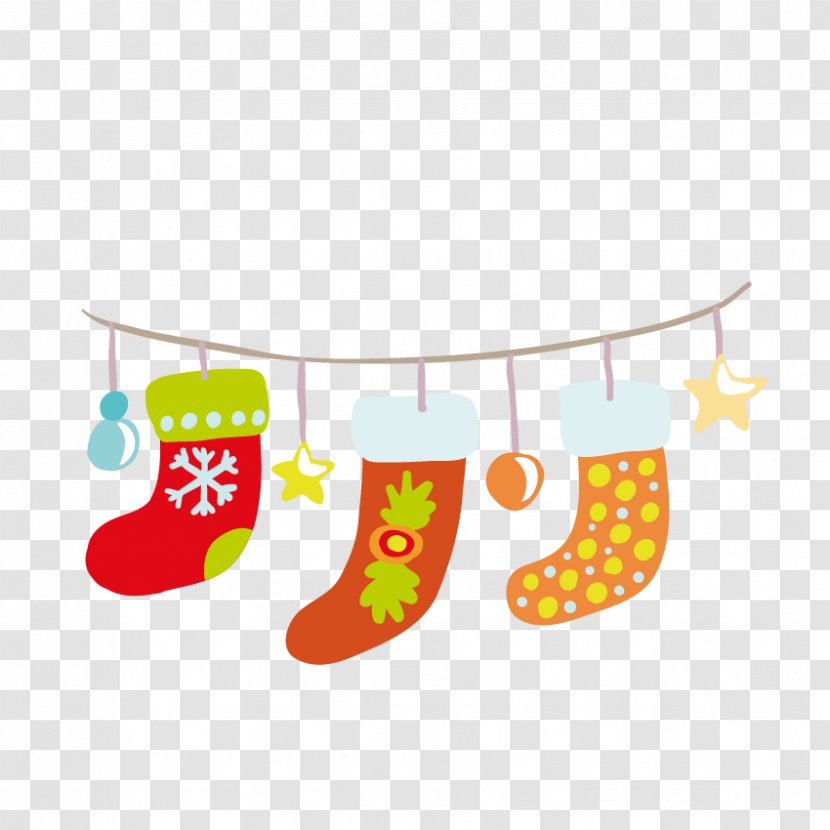 Sock Christmas Stocking Clip Art - Digital Image Transparent PNG