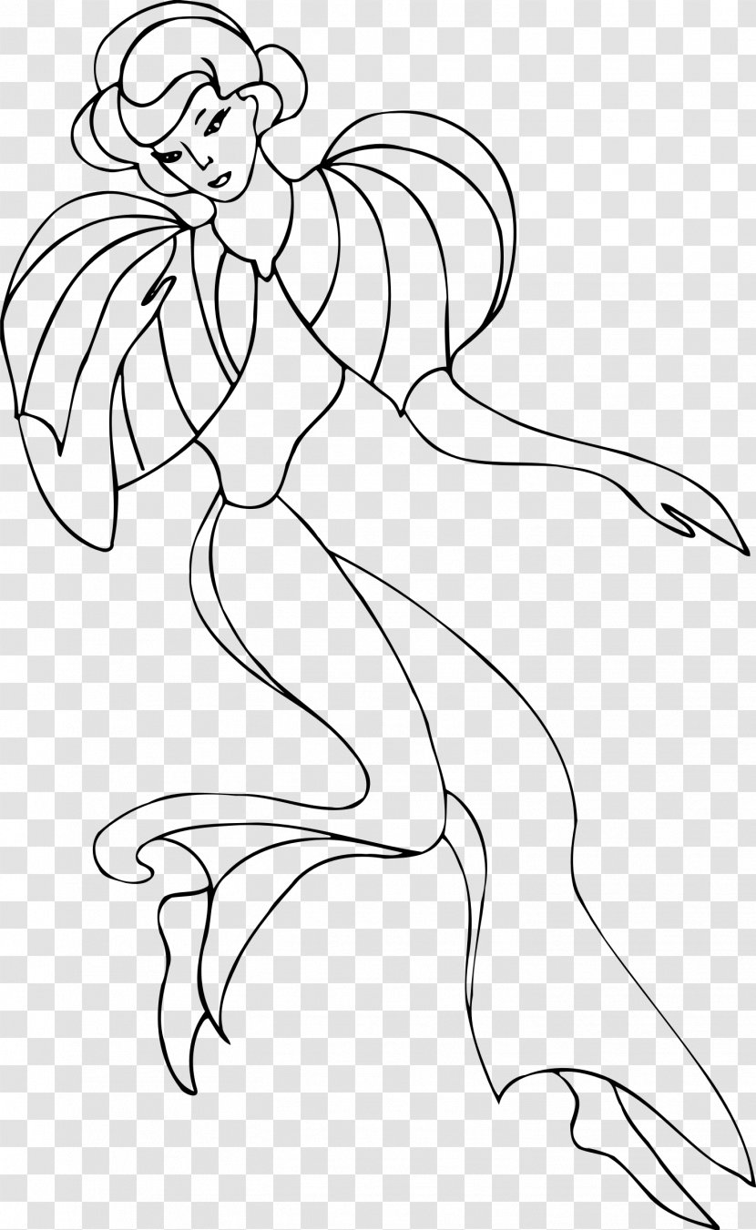 Dance Drawing Art - Flower - Woman Transparent PNG