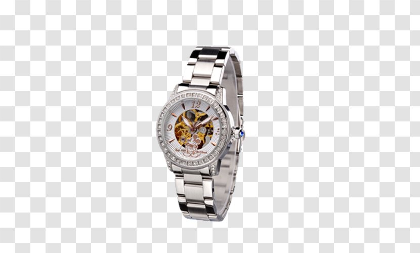 Watch Quartz Clock The Walt Disney Company - Silver - Watches Transparent PNG