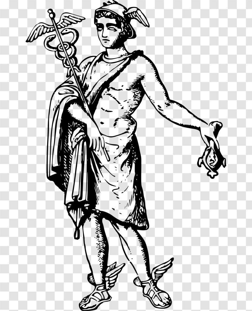 Book Drawing - Deity - Human Leg Blackandwhite Transparent PNG