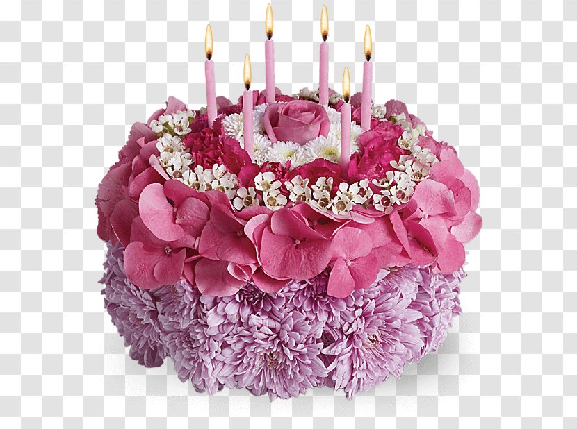 Birthday Cake Flower Bouquet Floristry - Delivery Transparent PNG