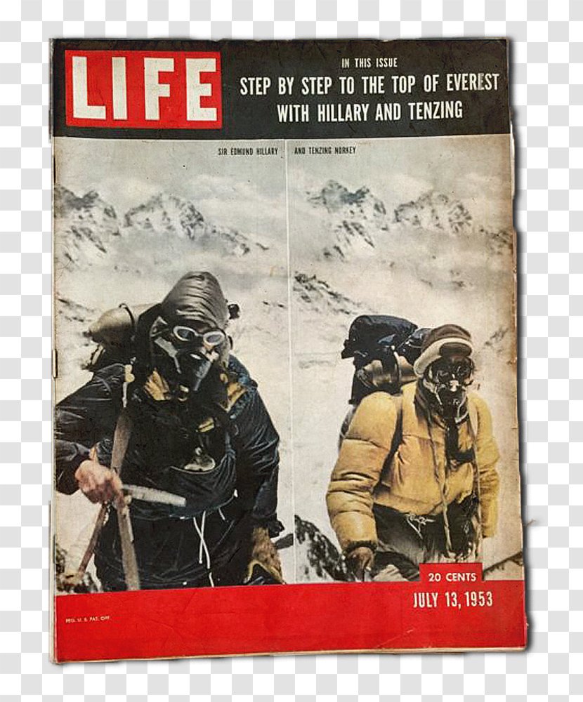 Mount Everest South Summit Life Magazine Mountain - Infantry - Hill Station Transparent PNG