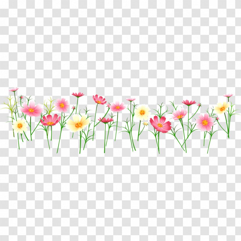 Arranging Cut Flowers Blog Clip Art - Flower - Cartoon Floral Decoration Transparent PNG