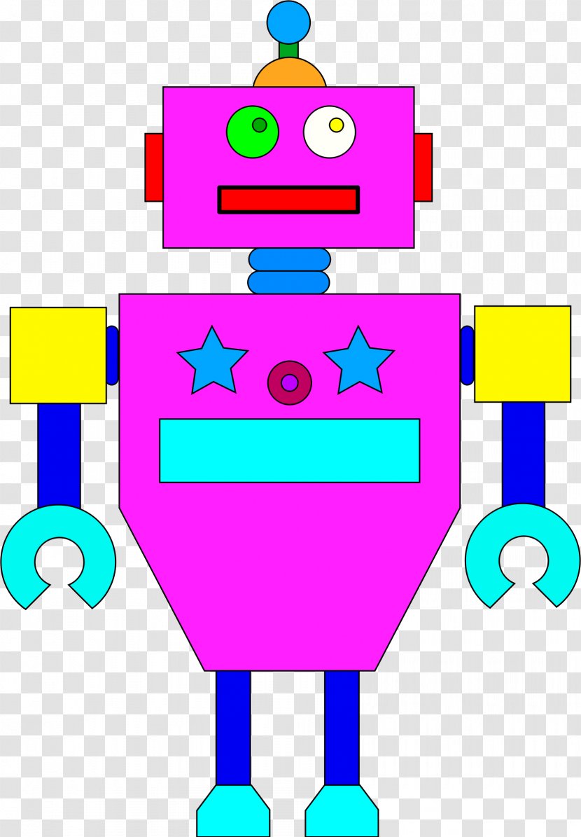 Clip Art - Watercolor - Robot Transparent PNG