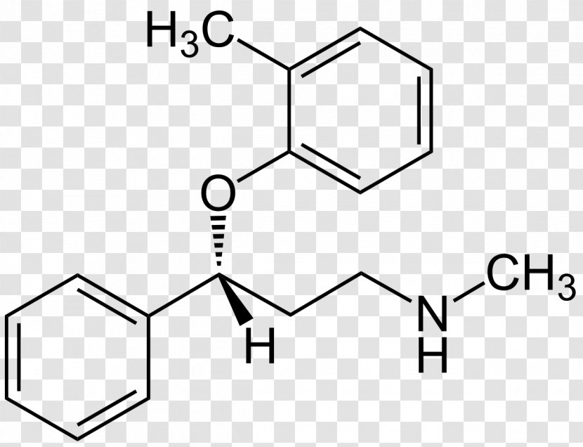 Hydrochloride Atomoxetine International Chemical Identifier CAS Registry Number Substance - Drawing Transparent PNG