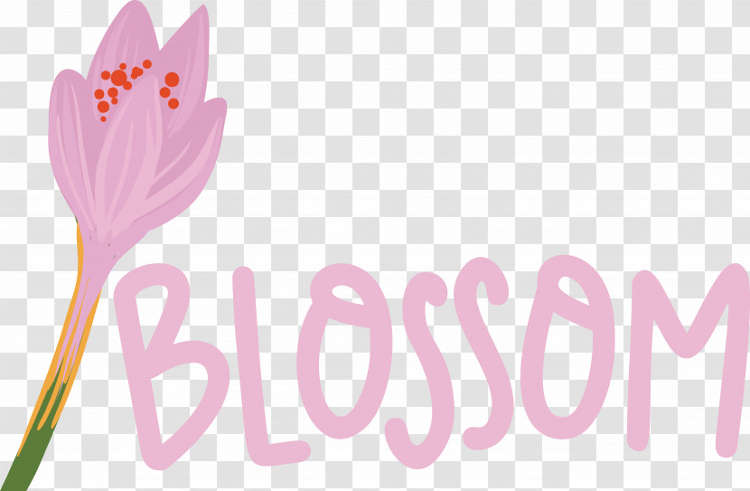 Logo Font Flower Petal Pink M Transparent PNG