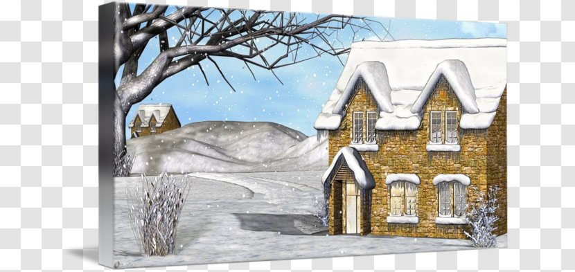 Animal - House - Winter Watercolor Transparent PNG