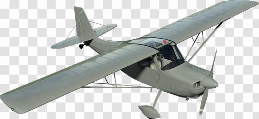 Airplane Model Aircraft American Champion Decathlon Citabria - Flap - Top Transparent PNG
