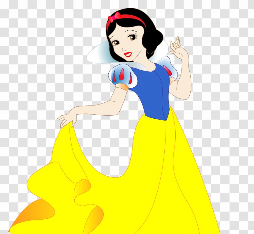 Snow White Woman Queen Consort Child - Heart - Paper Toys Transparent PNG