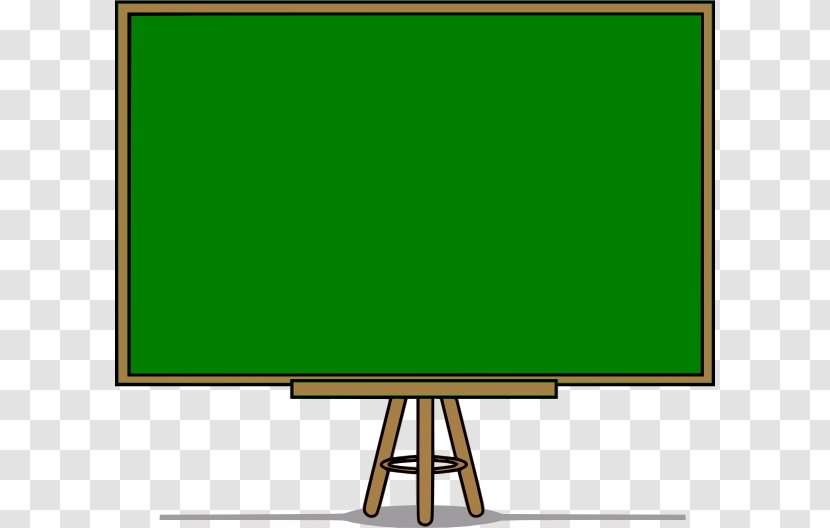 Blackboard Presentation School Clip Art - Green - White Board Cliparts Transparent PNG