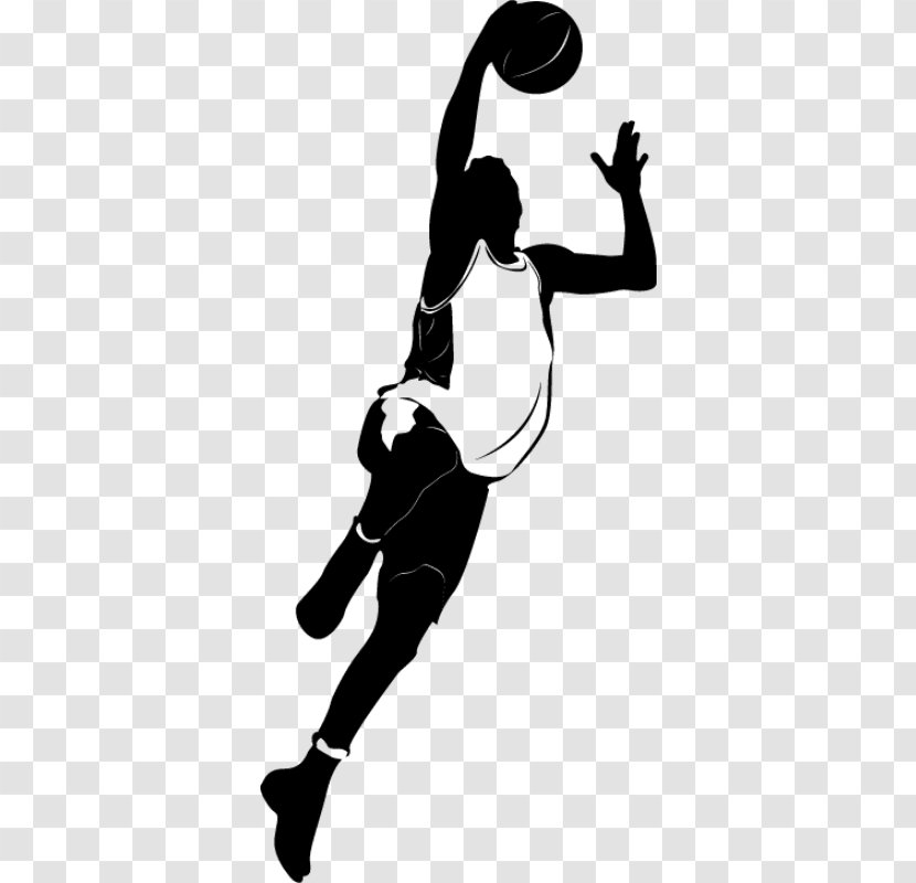 Basketball Player Wall Decal Sport NBA All-Star Game - Silhouette Transparent PNG