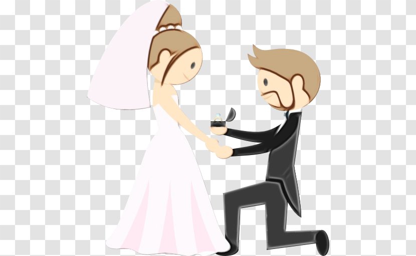Wedding Invitation Bridegroom Marriage Recent Works - Drawing - Animated Cartoon Transparent PNG
