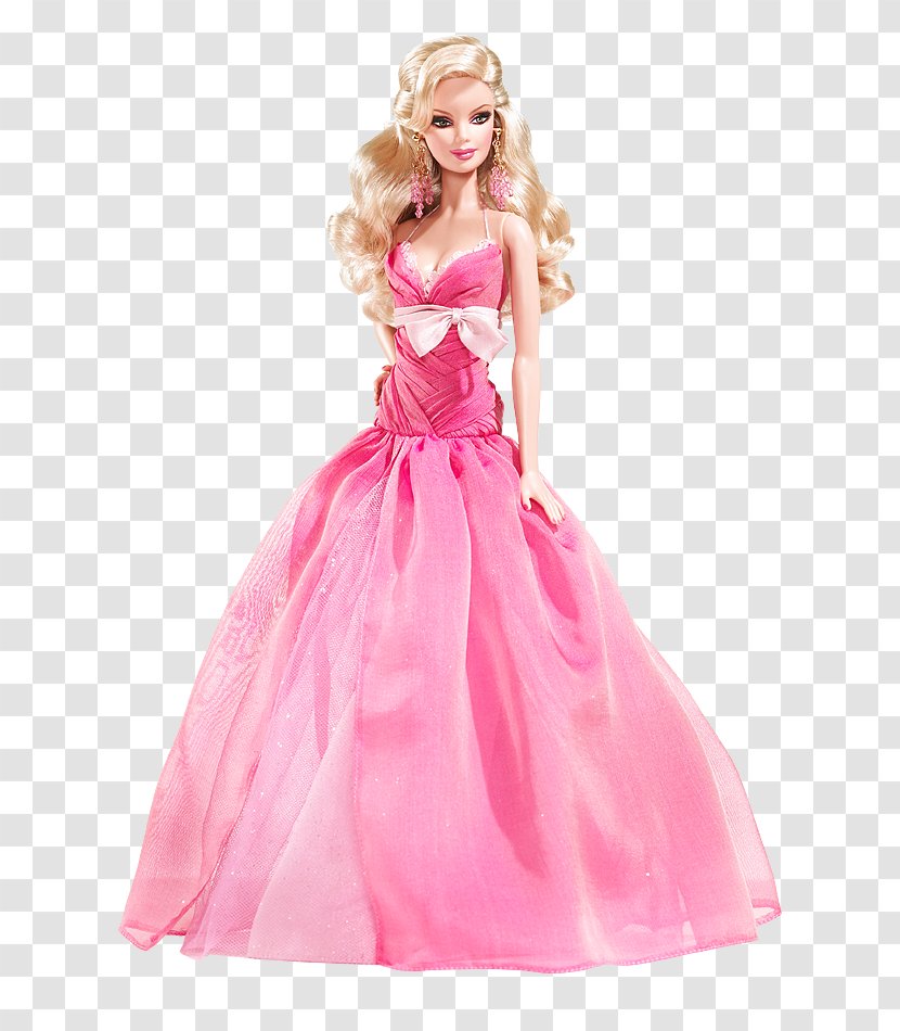 Pink Hope Barbie Doll Toy - Quincea%c3%b1era Transparent PNG