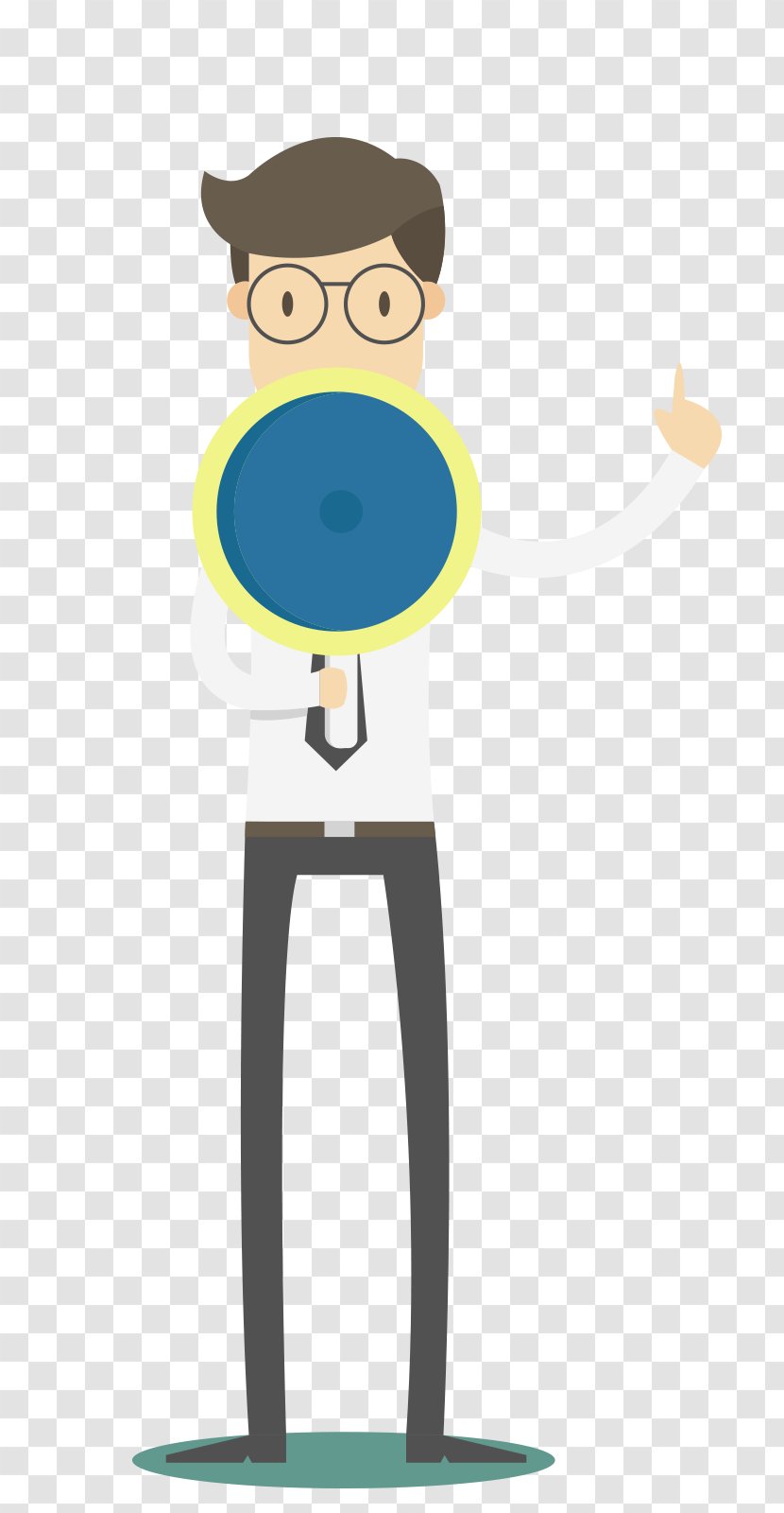Cartoon Icon - Clip Art - A Man With Loudspeaker Transparent PNG