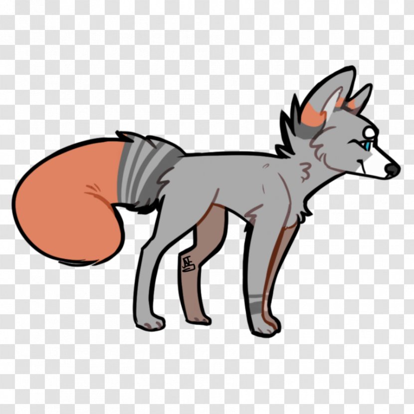 Dog Red Fox Line Art Cartoon Clip Transparent PNG