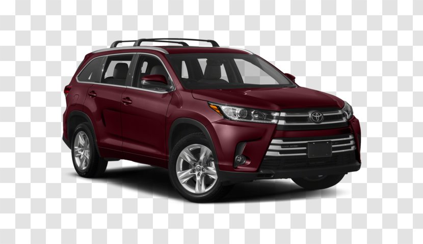 2018 Toyota Highlander Limited AWD SUV Sport Utility Vehicle Platinum Blizzard - Compact Transparent PNG