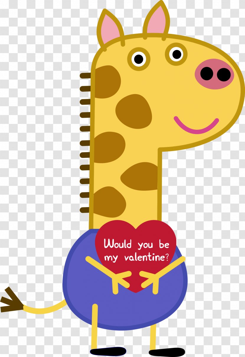 Daddy Pig Gerald Giraffe LP Record Clan Kohaku - Snout - Male Transparent PNG