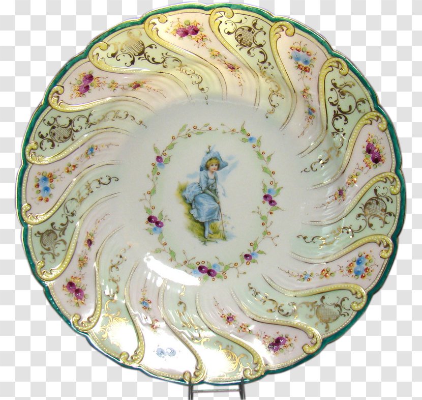 Meissen Porcelain Dresden Plate Bowl Transparent PNG