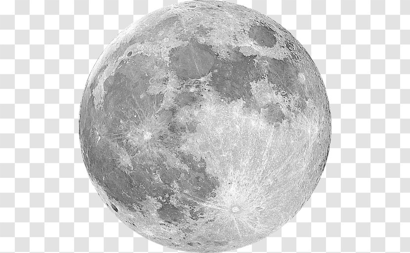 Supermoon Earth Full Moon Lunar Phase - Dark Transparent PNG