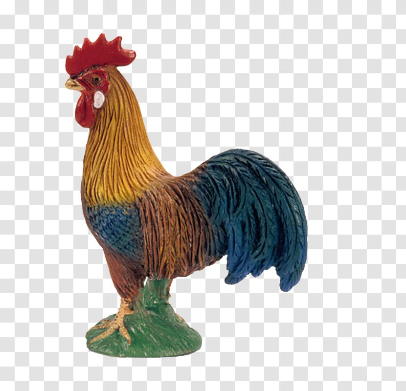 Schleich Cattle The Spinning Top Rooster Chicken - Toy - Colorful Toys Transparent PNG
