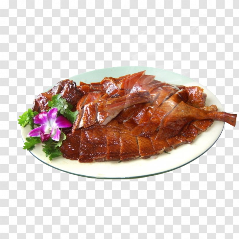 Peking Duck Quanjude Roast Chicken Goose - Animal Source Foods - Beijing Pictures Transparent PNG