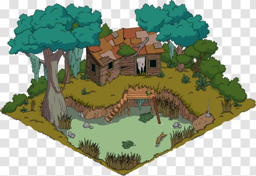 The Simpsons: Tapped Out Treehouse Of Horror XXVII YouTube - Monster - Cartoon Grass Transparent PNG