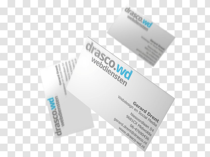 Business Cards Brand - Flying Transparent PNG