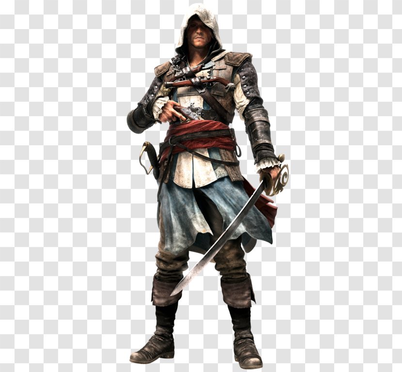 Assassin's Creed IV: Black Flag III Creed: Origins Rogue Edward Kenway - Cold Weapon - Figurine Transparent PNG