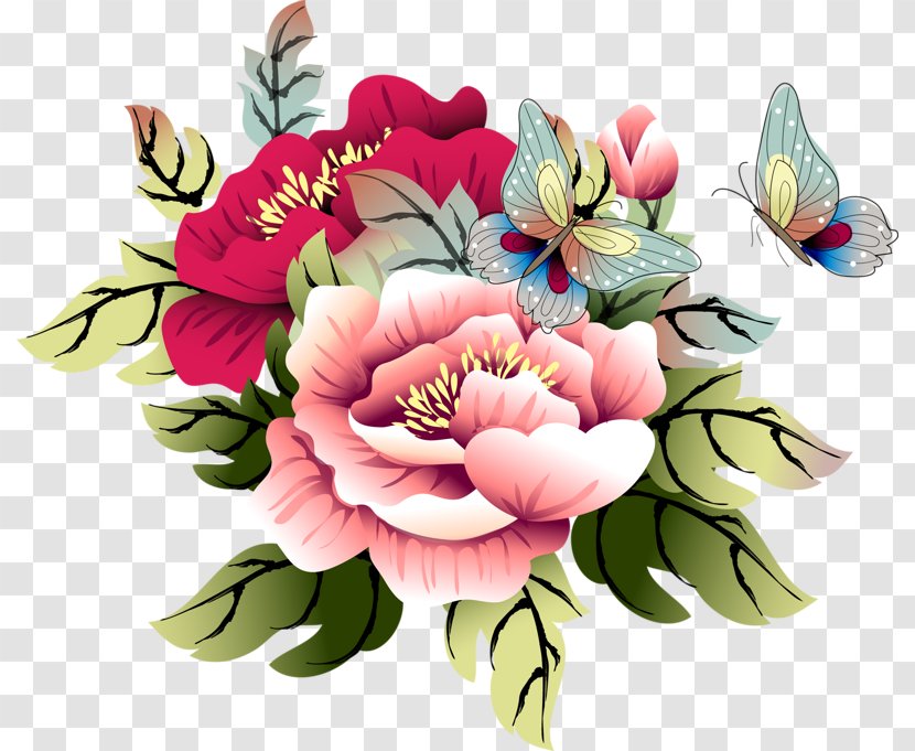 Watercolour Flowers Desktop Wallpaper - Flower Arranging Transparent PNG
