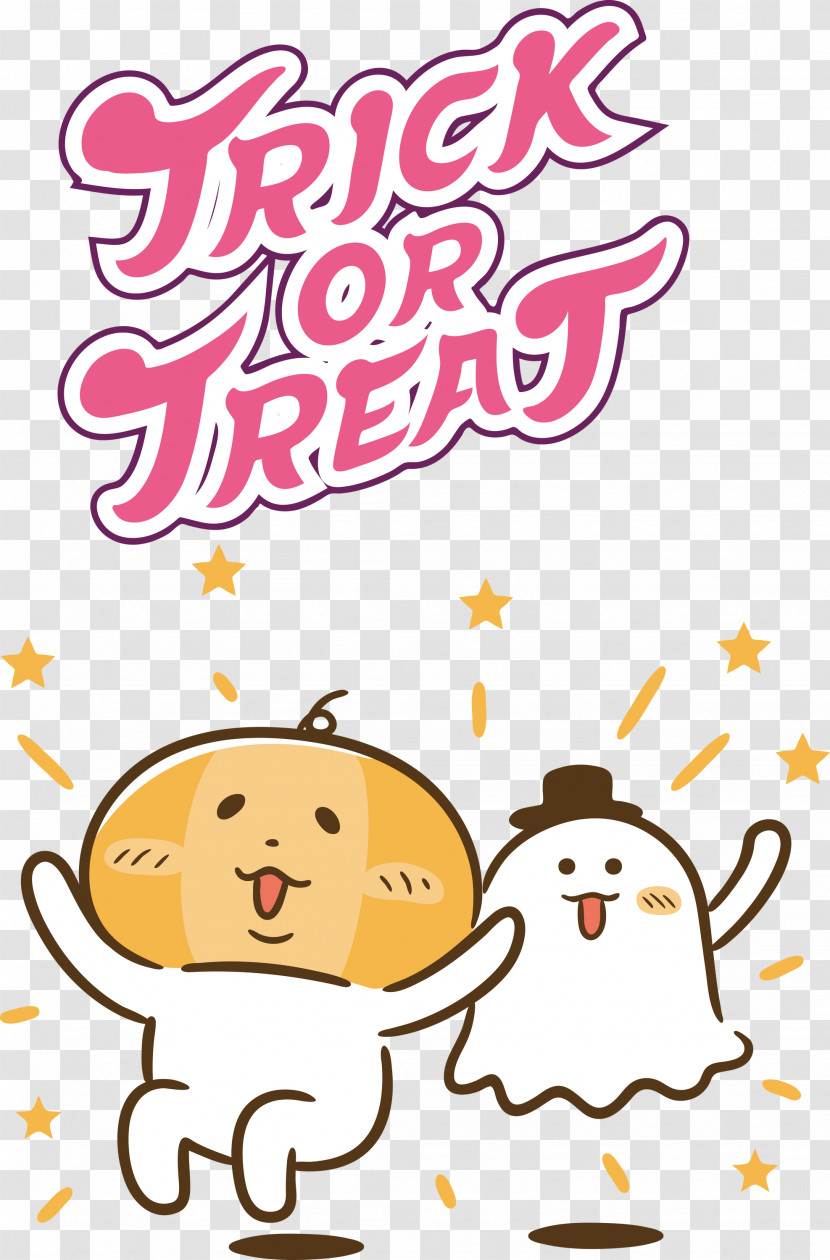 TRICK OR TREAT Happy Halloween Transparent PNG