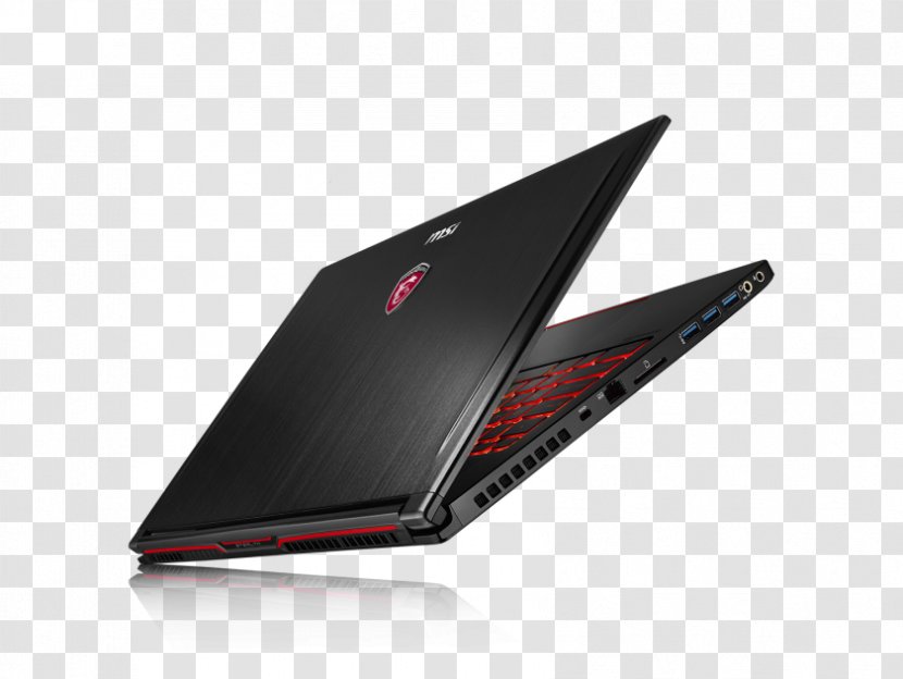 Laptop Intel MSI - Core I7 - Gaming GS63VR 7rf(stealth Pro 4K)-250ES 2,8 GHz I7-7700hq 15,6 3840 X 2160Pixel Nero GS63 Stealth ProLaptop Transparent PNG