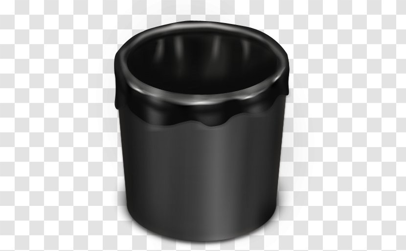 Hardware Cylinder Plastic - Trash Black Empty Transparent PNG