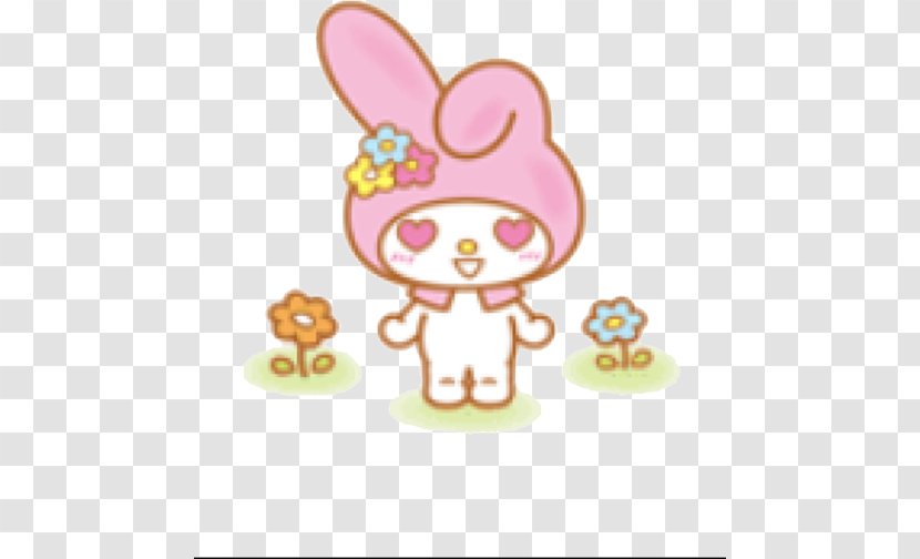 My Melody Hello Kitty Sticker Cuteness Rabbit Transparent PNG