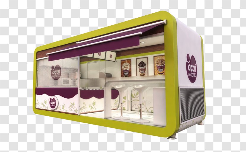 Açaí Palm Kiosk Vending Machines Shop - Shelf - Amazonia Transparent PNG