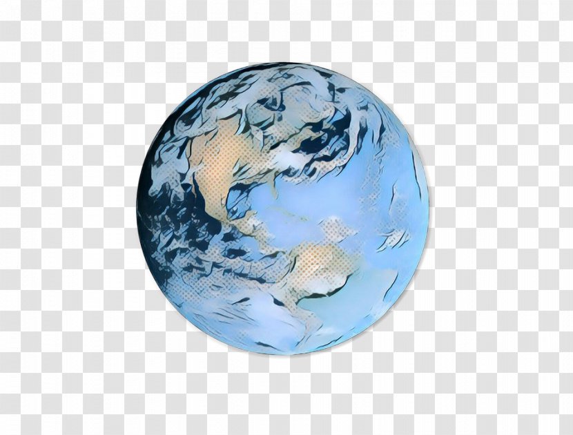 Planet Earth - Porcelain - Blue And White Transparent PNG