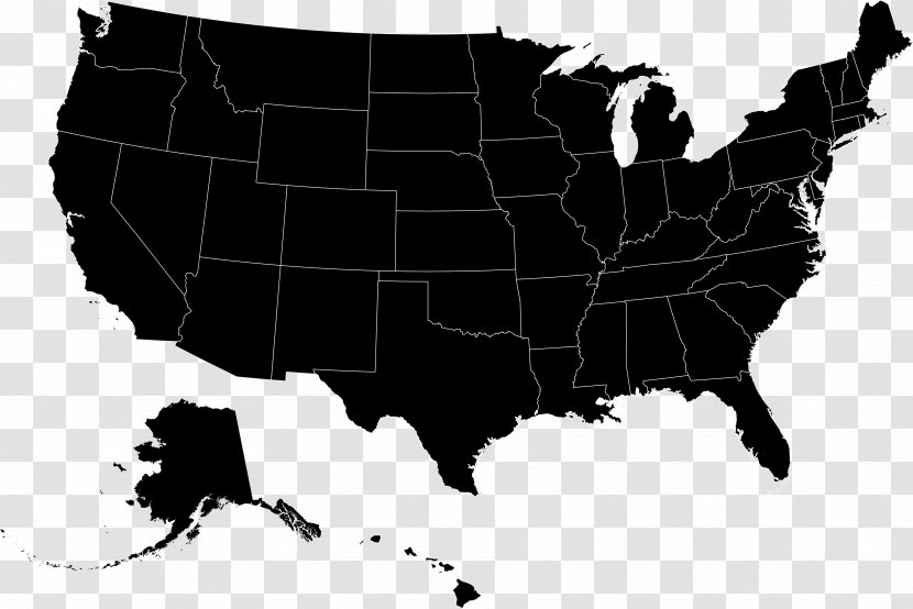 United States Vector Map Royalty-free - Royaltyfree Transparent PNG