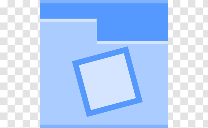 Blue Square Angle Area - Number - Places Folder Image Transparent PNG