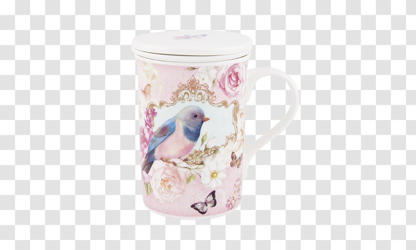 Mug Tea Porcelain Infuser Bone China - Lid Transparent PNG