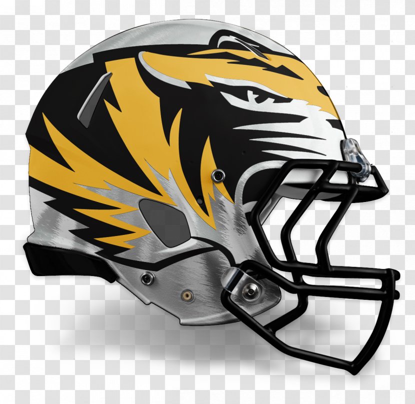 Bicycle Helmets Motorcycle Lacrosse Helmet Ski & Snowboard American Football - Golden Stripe Transparent PNG