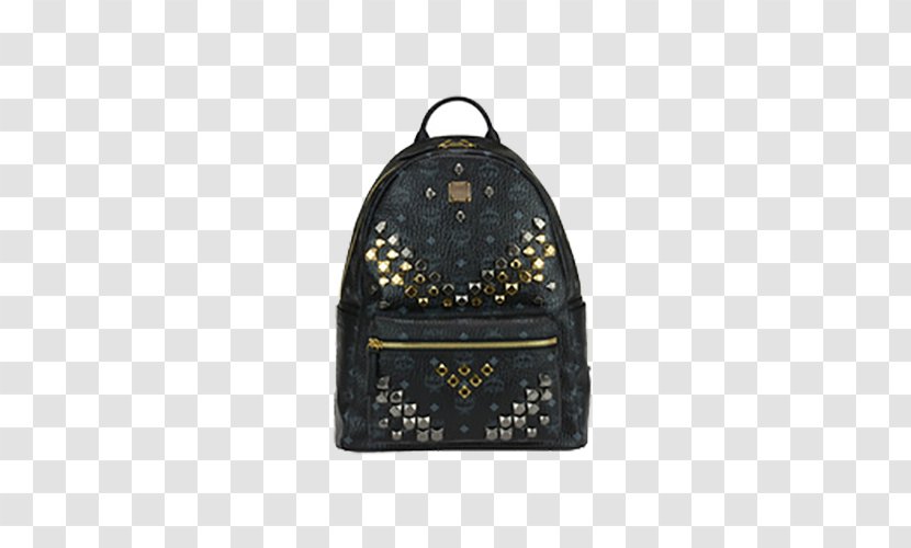 Backpack MCM Worldwide Handbag Leather - Factory Outlet Shop - Barbie Black Bow Package Transparent PNG