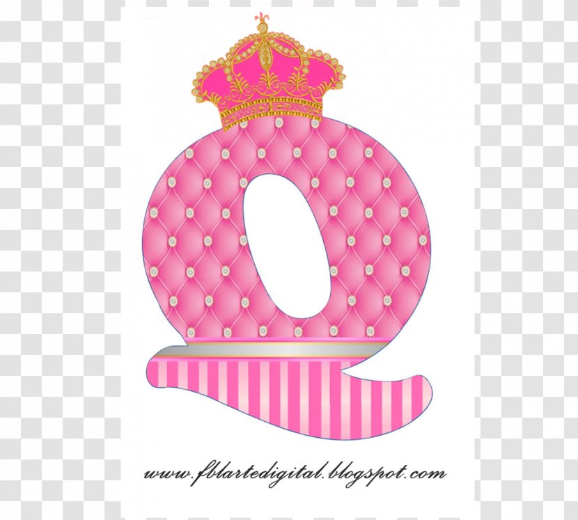 Letter Princess Pink Font - F Transparent PNG