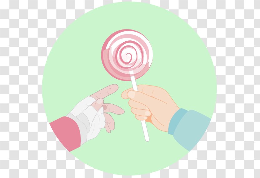 Lollipop Cartoon - Pink M - Tableware Spiral Transparent PNG