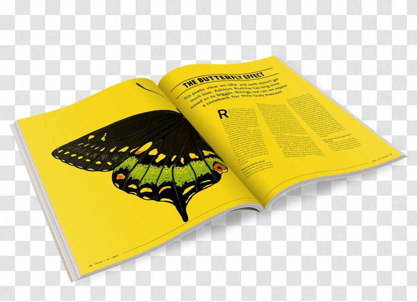 Magazine Mockup Graphic Design Art Director Page Layout - Pollinator - Philosophy Transparent PNG